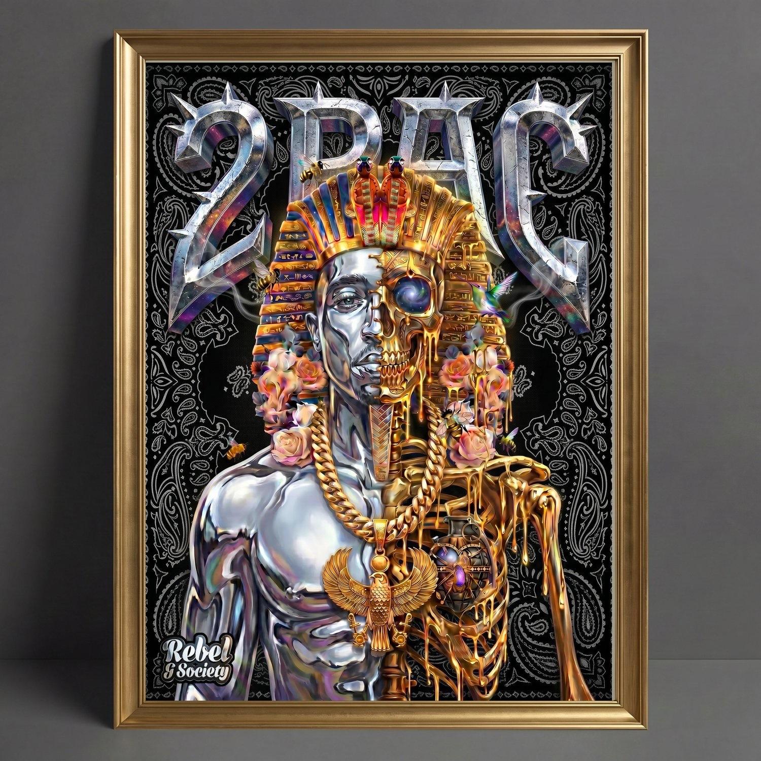 Cosmic Pharaoh 2pac Framed Poster