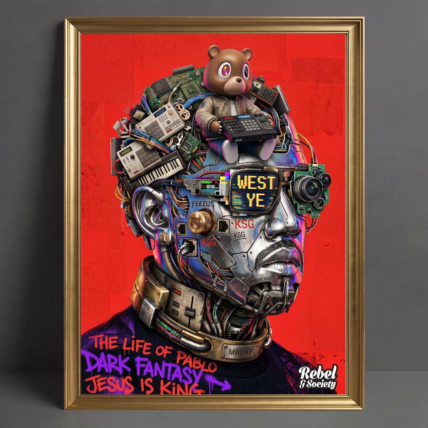 Yeezy Matrix Framed Poster