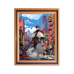 Redman Samurai Art Print - Rebel G Society